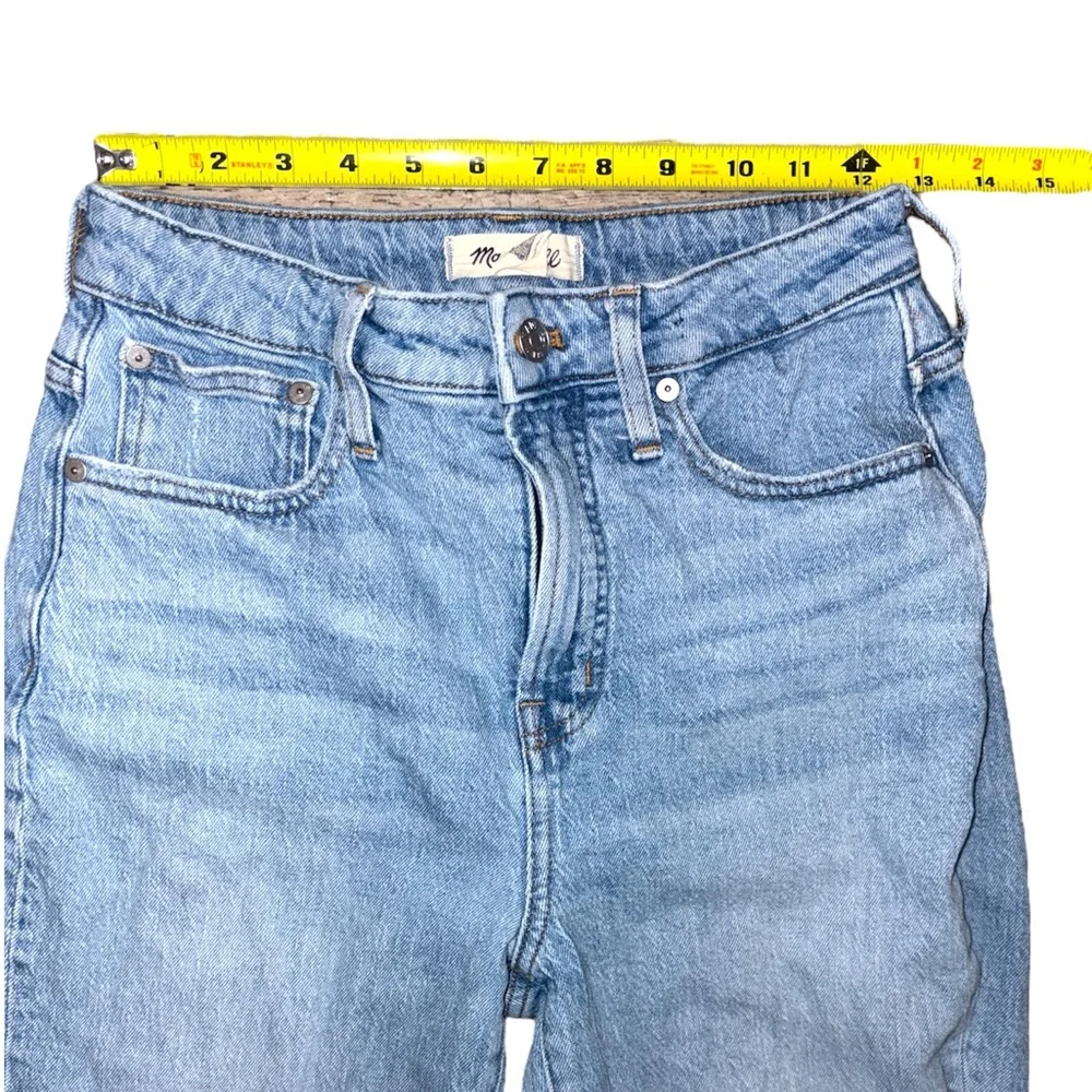 Madewell The Curvy Perfect Vintage Jean In A‎ Light Blue Wash Women’s Size 26 - Picture 3 of 10